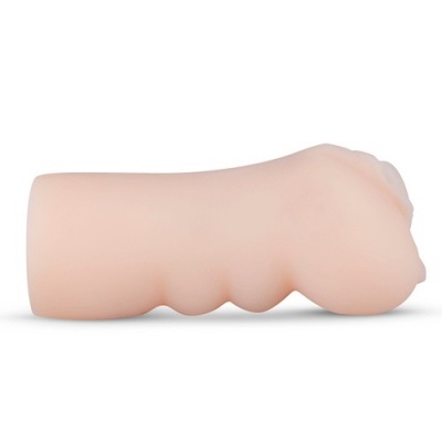 Masturbator waginalny Amelia Harper - struktura fałdek, TPR, 12 cm - 1 2