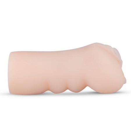 Masturbator waginalny Amelia Harper - struktura fałdek, TPR, 12 cm - 2