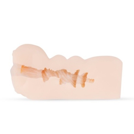 Masturbator waginalny Amelia Harper - struktura fałdek, TPR, 12 cm - 4