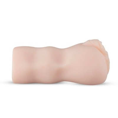 Masturbator Emily Finch - realistyczna wagina z TPR, kanał 13,5 cm z fałdkami i wybrzuszeniami - 1 2