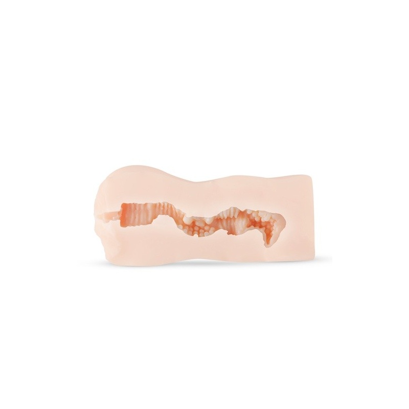 Masturbator Emily Finch - realistyczna wagina z TPR, kanał 13,5 cm z fałdkami i wybrzuszeniami - 4