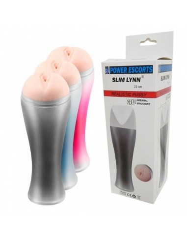 Slim Lynn Grey Design Masturbator 22 Cm Fleshlight - Masturbatory i Sztuczne pochwy - 1