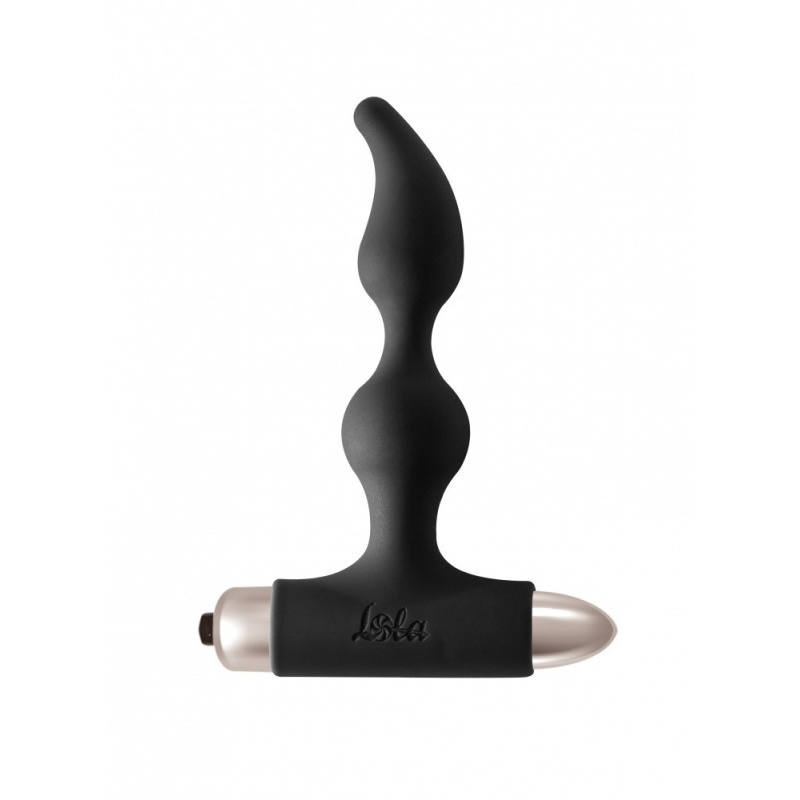 Wibrujący korek analny Spice It Up New Edition Elation Black z wyjmowaną wibro-kulą, 10 trybów wibracji, 13,1 cm, silikon hipoal - 1
