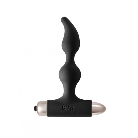 Wibrujący korek analny Spice It Up New Edition Elation Black z wyjmowaną wibro-kulą, 10 trybów wibracji, 13,1 cm, silikon hipoal - 1