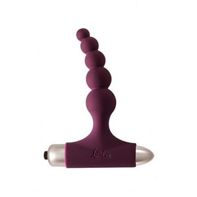 Wibrująca zaślepka analna Splendor Wine red - 10 trybów, silikon medyczny, dł. 12,1 cm, maks. średnica 2,6 cm - 1
