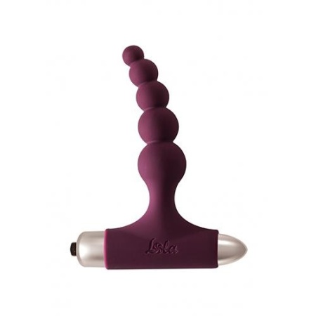 Wibrująca zaślepka analna Splendor Wine red - 10 trybów, silikon medyczny, dł. 12,1 cm, maks. średnica 2,6 cm - 1