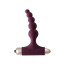 Wibrująca zaślepka analna Splendor Wine red - 10 trybów, silikon medyczny, dł. 12,1 cm, maks. średnica 2,6 cm - 1