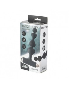 Korek analny wibrujący Spice It Up New Edition Excellence Black - Kulki i korki analne wibrujące - 1 2