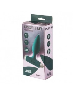 Korek analny wibrujący Spice It Up New Edition Glory Dark Green - Kulki i korki analne wibrujące - 1 2