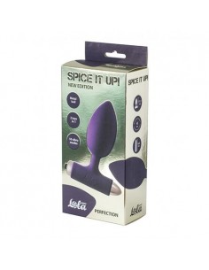 Korek analny wibrujący Vibrating Anal Plug Spice It Up New Edition Perfection Ultraviolet - Kulki i korki analne wibrujące - 1 2