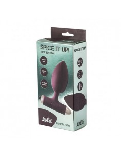 Korek analny wibrujący Spice It Up New Edition Perfection Wine Red - Kulki i korki analne wibrujące - 1 2