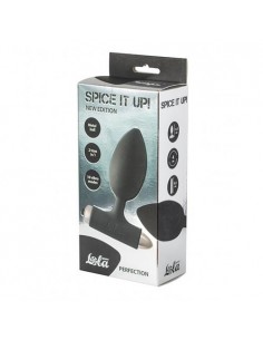 Korek analny wibrujący Spice It Up New Edition Perfection Black - Kulki i korki analne wibrujące - 1 2