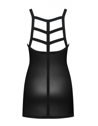 Bielizna Nocna Leatheria Koszulka I Stringi Czarna  S/M - Koszule nocne - 6