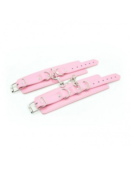 Kajdanki erotyczne Polsiere Cuffs Belt Pink - Kajdanki erotyczne - 2