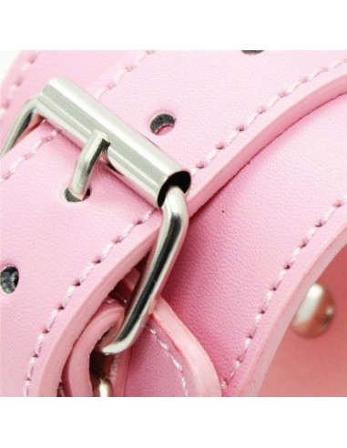 Kajdanki erotyczne Polsiere Cuffs Belt Pink - Kajdanki erotyczne - 3