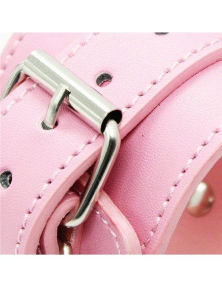 Kajdanki erotyczne Polsiere Cuffs Belt Pink - Kajdanki erotyczne - 3