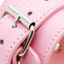 Kajdanki na nadgarstki i kostki Polsiere Cuffs Belt różowe z regulacją - 3