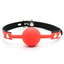 Knebel Ball Gag Block 4.5 cm czerwony - 1
