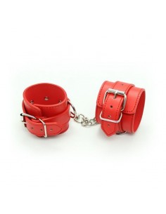 Kajdanki erotyczne Polsiere Cuffs Belt Red - Kajdanki erotyczne - 1