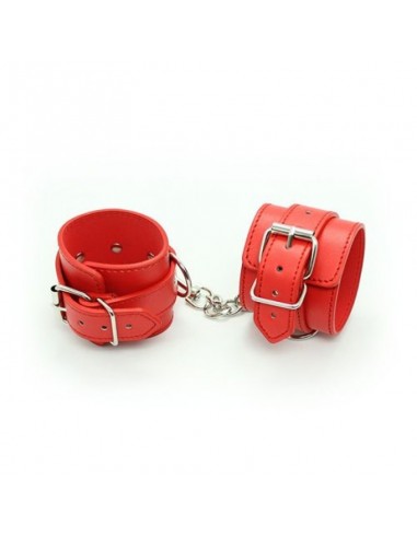 Kajdanki erotyczne Polsiere Cuffs Belt Red - Kajdanki erotyczne - 1