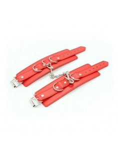 Kajdanki erotyczne Polsiere Cuffs Belt Red - Kajdanki erotyczne - 1 2