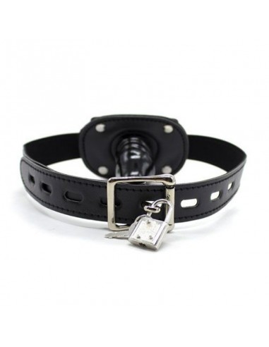 Knebel Penis Gag Short + Block Black - Kneble do ust - 1