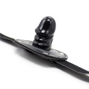 Knebel Penis Gag Short Block Black 6 cm z Kłódką - 2