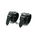 Kajdanki erotyczne Cuffs Belt czarne regulowane - 1