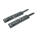Kajdanki erotyczne Cuffs Belt czarne regulowane - 2