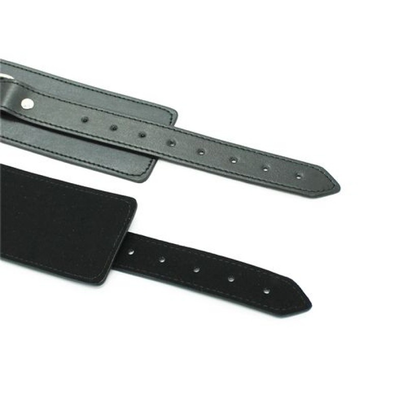 Kajdanki erotyczne Cuffs Belt czarne regulowane - 3