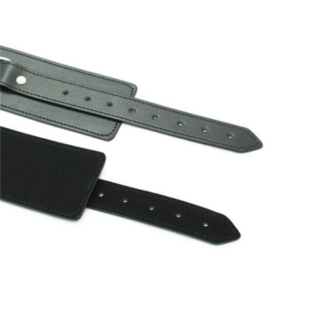 Kajdanki erotyczne Cuffs Belt czarne regulowane - 3