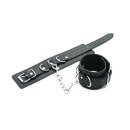 Kajdanki erotyczne Cuffs Belt czarne regulowane - 4