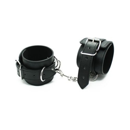 Kajdanki erotyczne Cuffs Belt czarne regulowane - 5