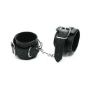 Kajdanki erotyczne Cuffs Belt czarne regulowane - 5