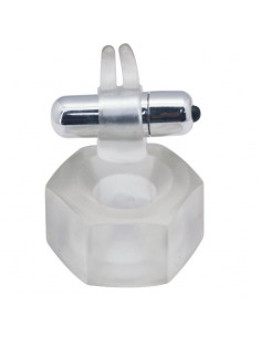 Pierścień na Penisa z wibracją Anello Fallico Timeless Exavibe (Trasparente) - Pierścienie erekcyjne wibrujące - 1 2