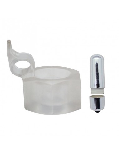 Pierścień na Penisa z wibracją Anello Fallico Timeless Exavibe (Trasparente) - Pierścienie erekcyjne wibrujące - 3