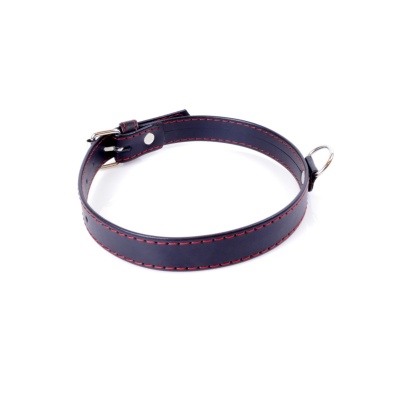 Obroża BDSM Collar 2Cm Red Line - 1 2