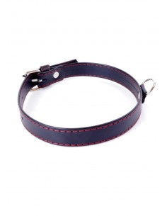 Obroża BDSM Collar  2Cm Red Line - Chokery, obroże i smycze - 1 2