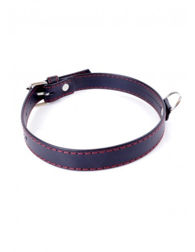 Obroża BDSM Collar  2Cm Red Line - Chokery, obroże i smycze - 2