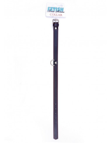 Obroża BDSM Collar  2Cm Red Line - Chokery, obroże i smycze - 4