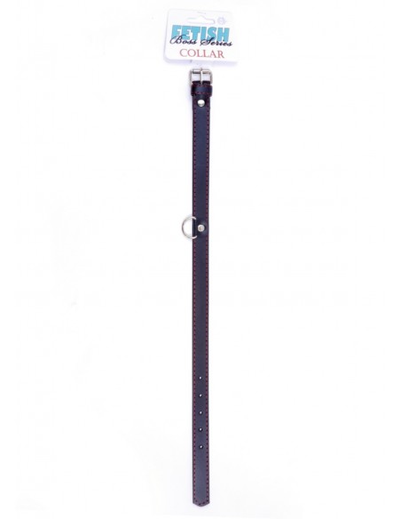 Obroża BDSM Collar  2Cm Red Line - Chokery, obroże i smycze - 4