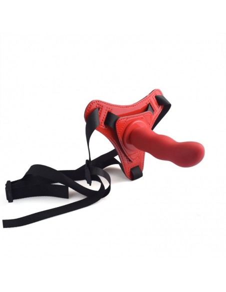 Strapon Cintura Regolabile Strap-On Red Toyz4Lovers - Strap-ony, dilda na pasku bez wibracji - 5
