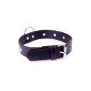 Obroża BDSM Collar With Studs 3 Cm Red Line - 2