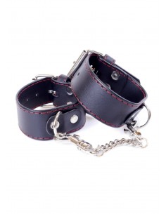 Kajdanki erotyczne Handcuffs 3 Cm Red Lline - Kajdanki erotyczne - 1