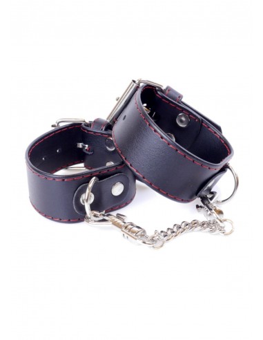 Kajdanki erotyczne Handcuffs 3 Cm Red Lline - Kajdanki erotyczne - 1