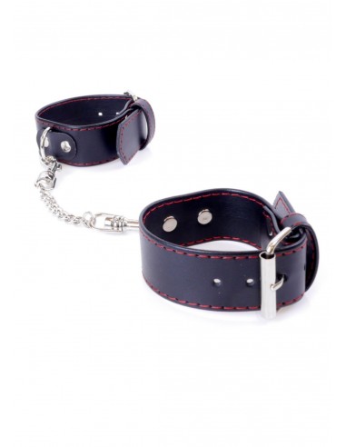 Kajdanki erotyczne Handcuffs 3 Cm Red Lline - Kajdanki erotyczne - 5