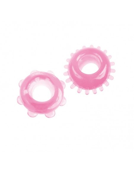 Zestaw pierścieni erekcyjnych Kit Di 2 Anelli Fallici Flessibili Timeless Magic Nubs - Pierścienie erekcyjne niewibrujące - 1