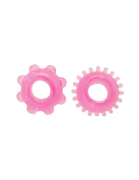 Zestaw pierścieni erekcyjnych Kit Di 2 Anelli Fallici Flessibili Timeless Magic Nubs - Pierścienie erekcyjne niewibrujące - 2