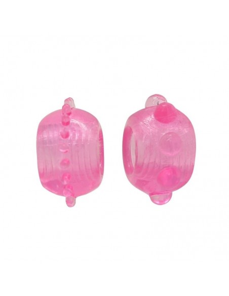 Zestaw pierścieni erekcyjnych Kit Di 2 Anelli Fallici Flessibili Timeless Magic Nubs - Pierścienie erekcyjne niewibrujące - 3