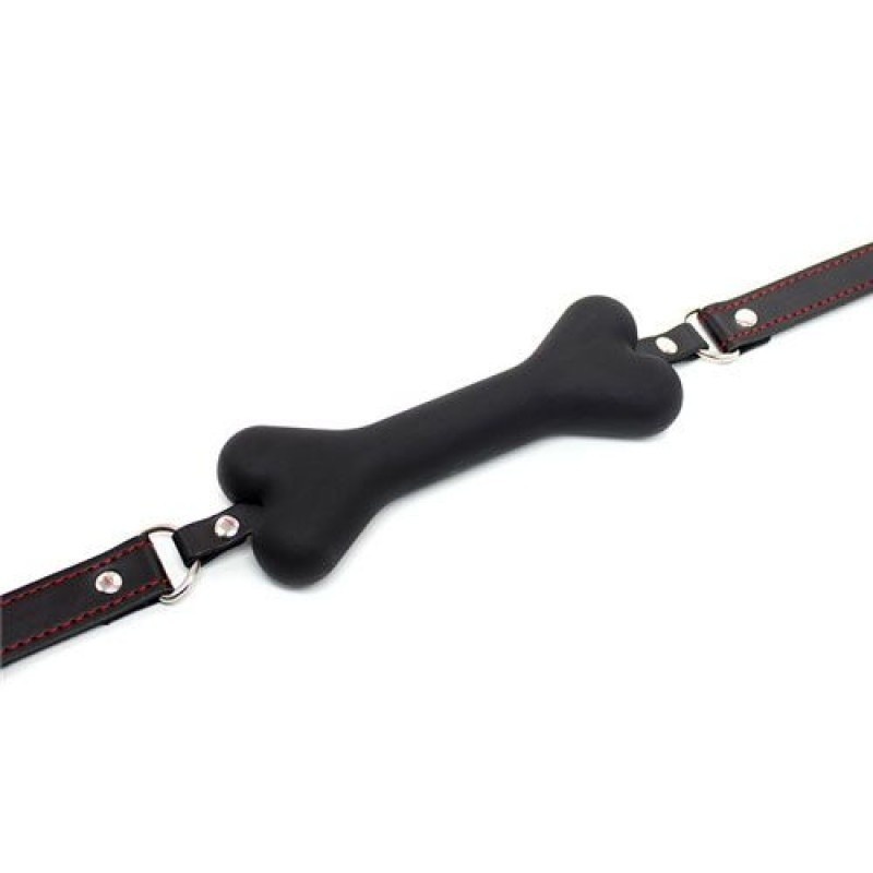 Knebel Easy Dog Gag – czarny, silikonowy, regulowany (12 cm) - 3